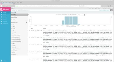 Kibana default view