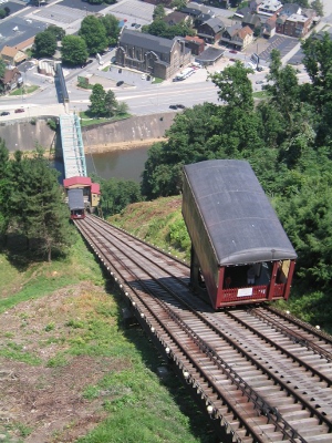 Johnstown incline, looking down