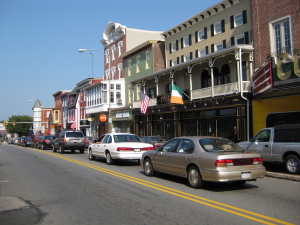 Downtown Phoenixville on a Saturday morning
